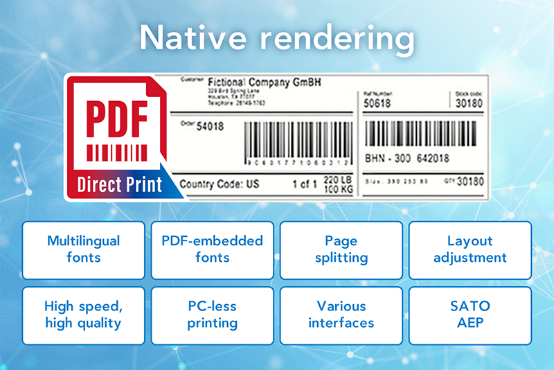 PDF Direct Print | Products | SATO